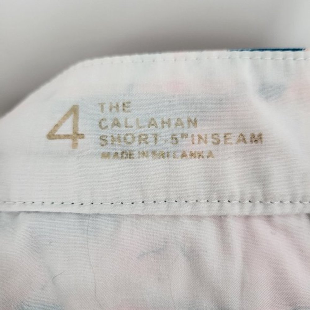 Lilly Pulitzer Callahan Shorts Size 4 Pans Garden Tidal Wave Floral 5" Inseam‎ - Picture 3 of 3